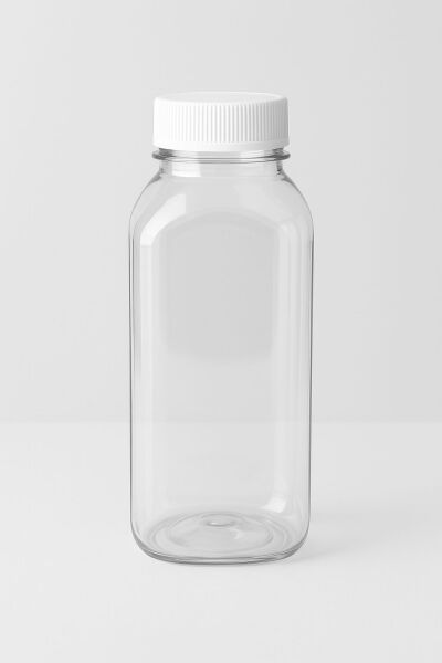 Plastik Kare Pet Şişe Kapaklı 500 cc 144 Adet