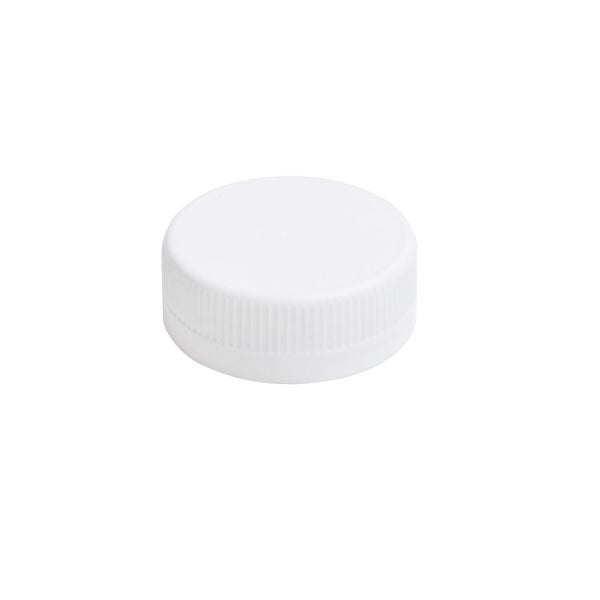 38 MM Düz Kilitli Beyaz Kapak