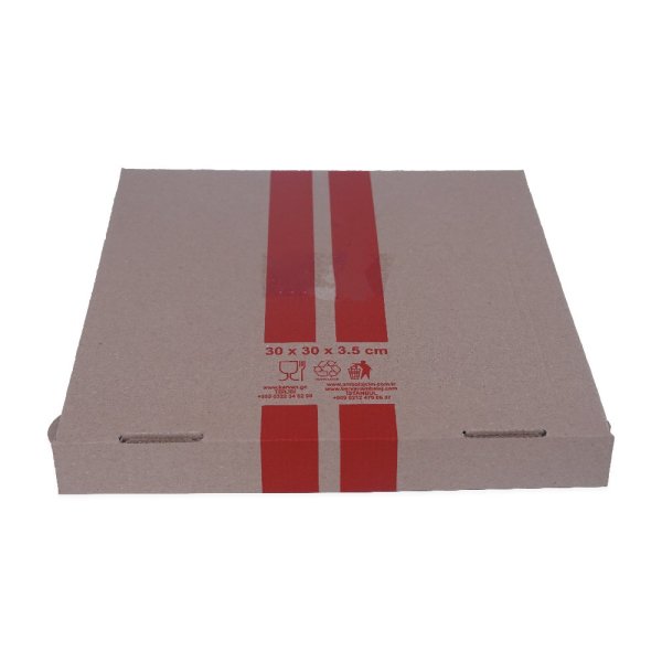 Pizza Kutu Standart 30x30x3,5 Cm 100 Adet