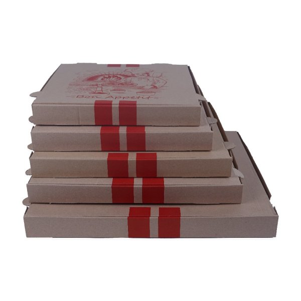 Pizza Kutu Standart 40x40x4 Cm 100 Adet