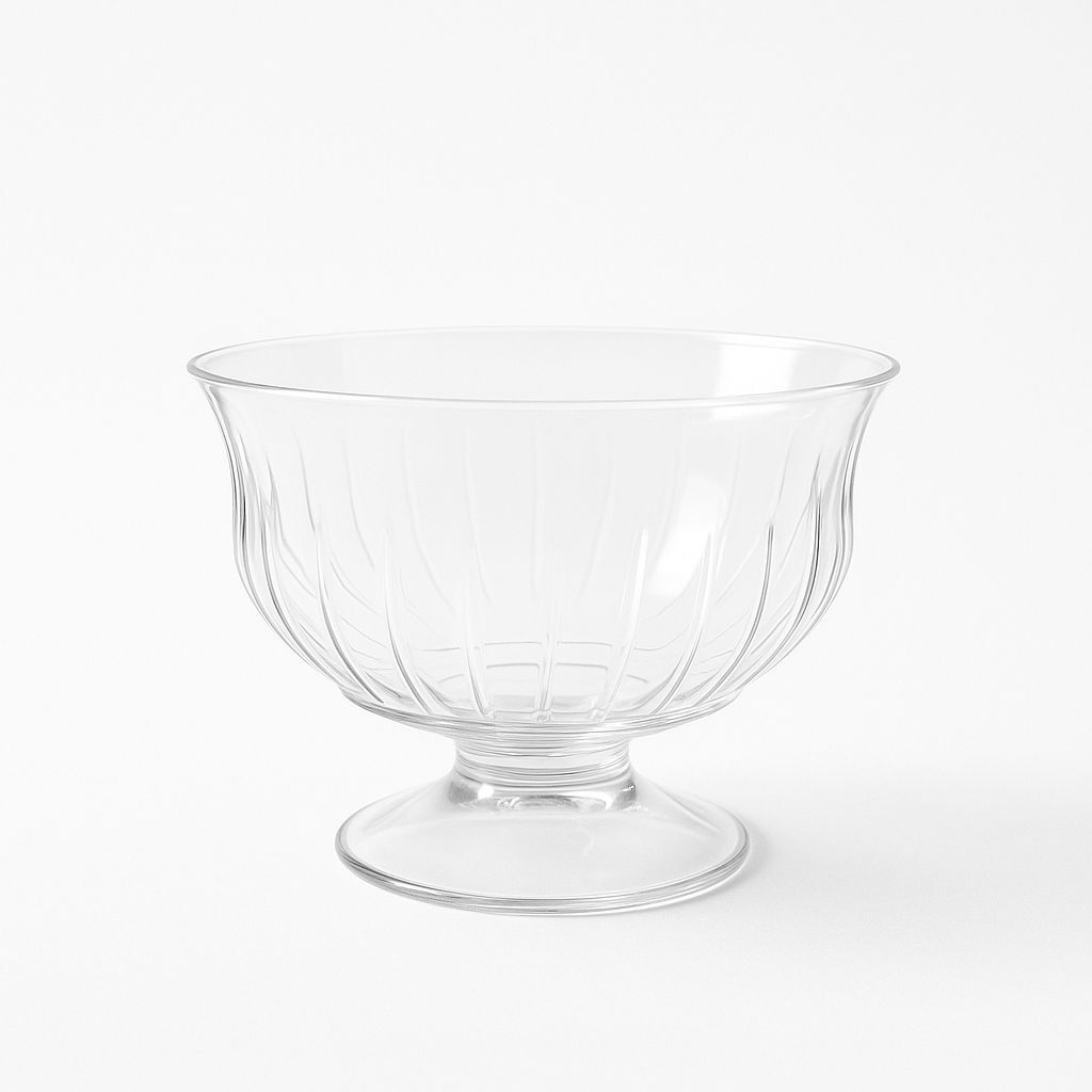 Şeffaf Sert Plastik Ayaklı Kase 440 Adet