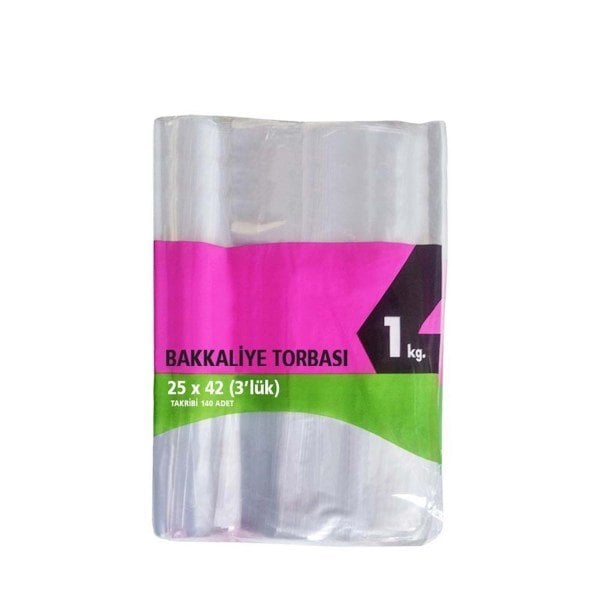 Naylon Torba 3'lük 25x42 cm 1 KG