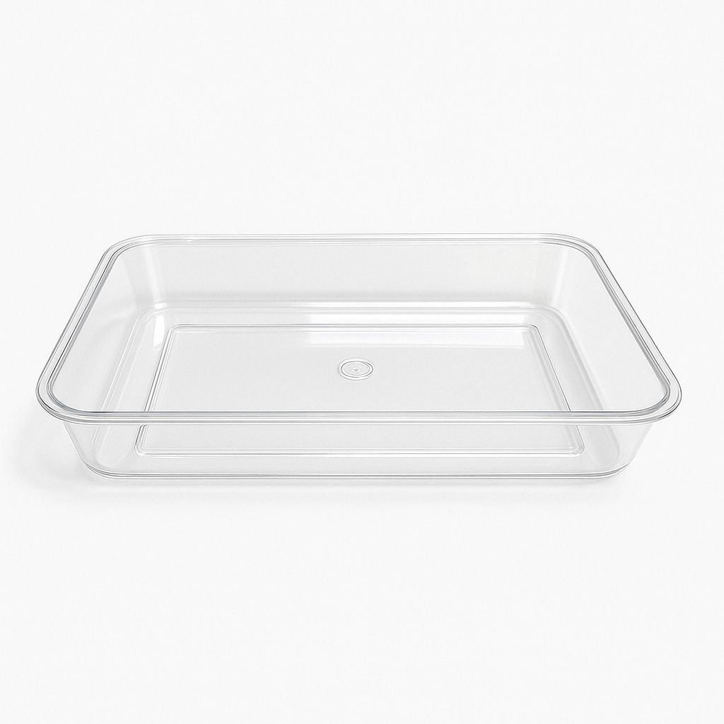 Sert Plastik Sunum Tepsisi Büyük