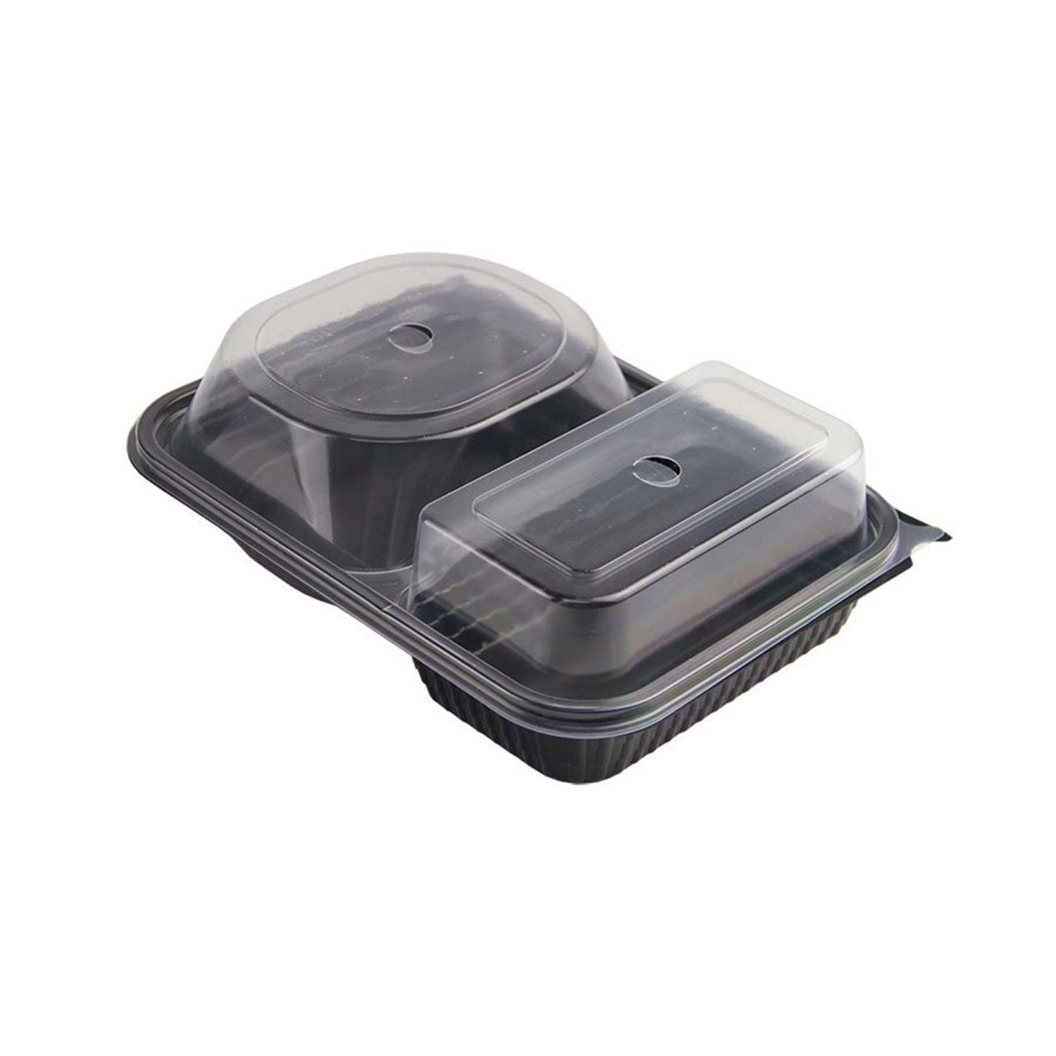 2 Bölmeli Kapaklı Hamburger Kabı 400 Adet