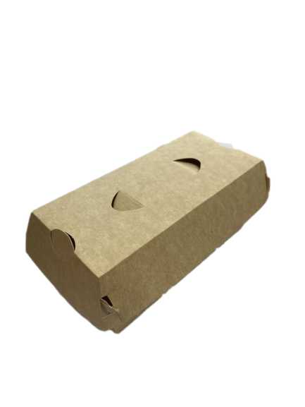 Kraft Karton Cips Kutusu Kapaklı 300 Adet