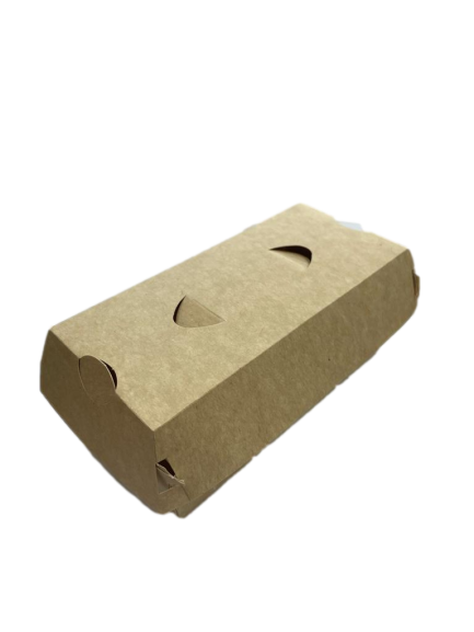 Kraft Karton Cips Kutusu Kapaklı 300 Adet