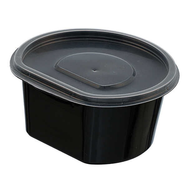 145 mm PP Siyah Çorba Kase 16 oz