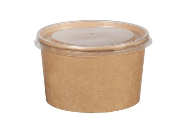 Orego 16 Oz Karton Çorba Kasesi (KRAFT) Koli 500 Adet