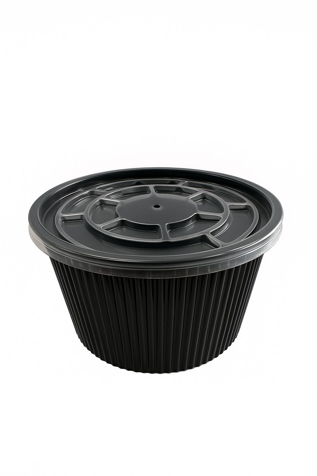 16 Oz Kapaklı Plastik Çorba Kase Seti PP