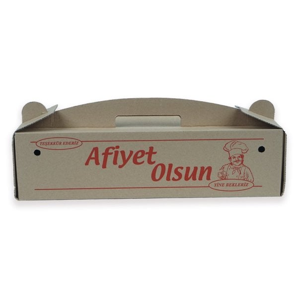 Kutu Lahmacun Saplı Küçük 12x40x10 cm 100 Adet