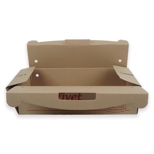 Kutu Lahmacun Saplı Büyük 19x40x10 cm 100 Adet