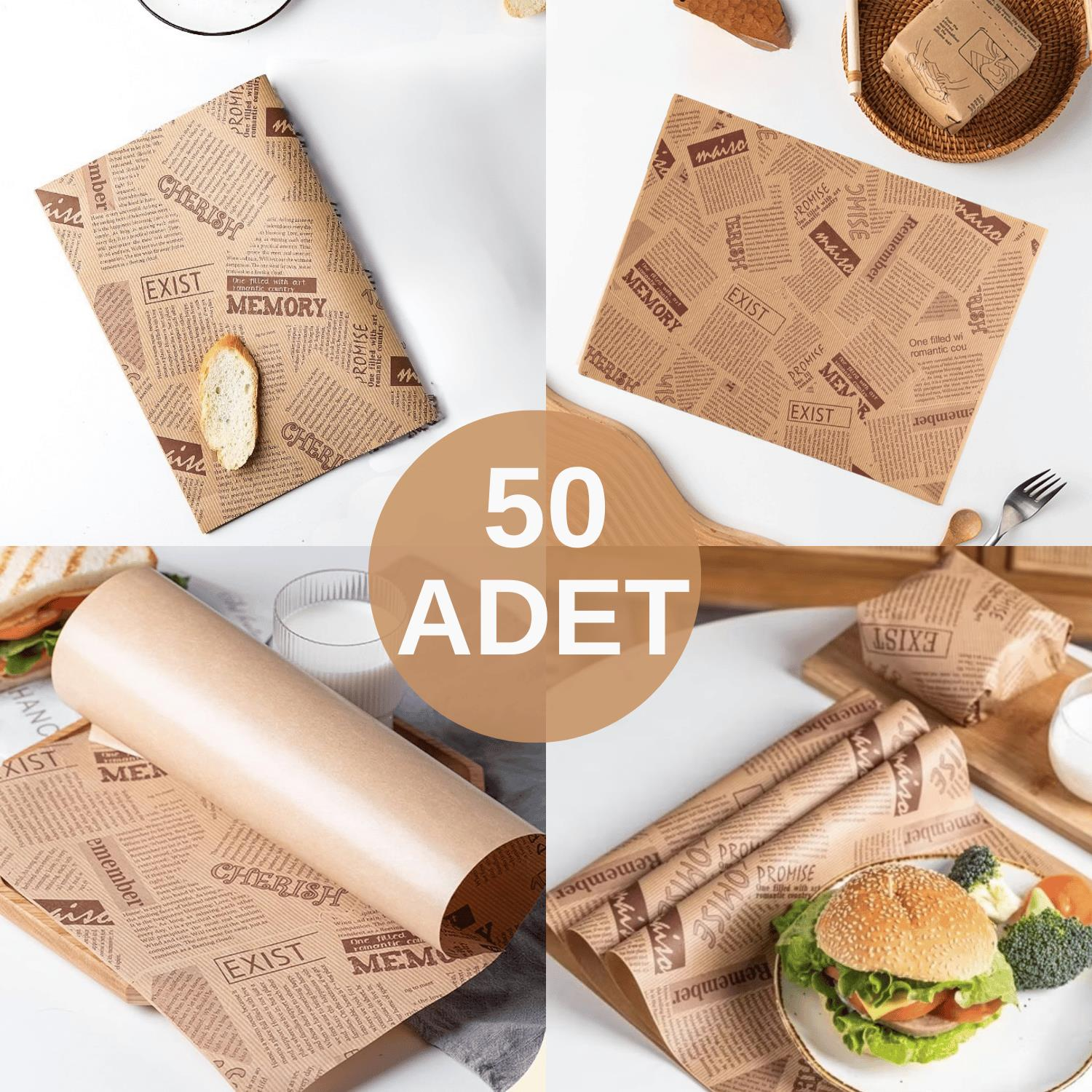 Karışık Desen Sunum Kağıdı 50 Adet