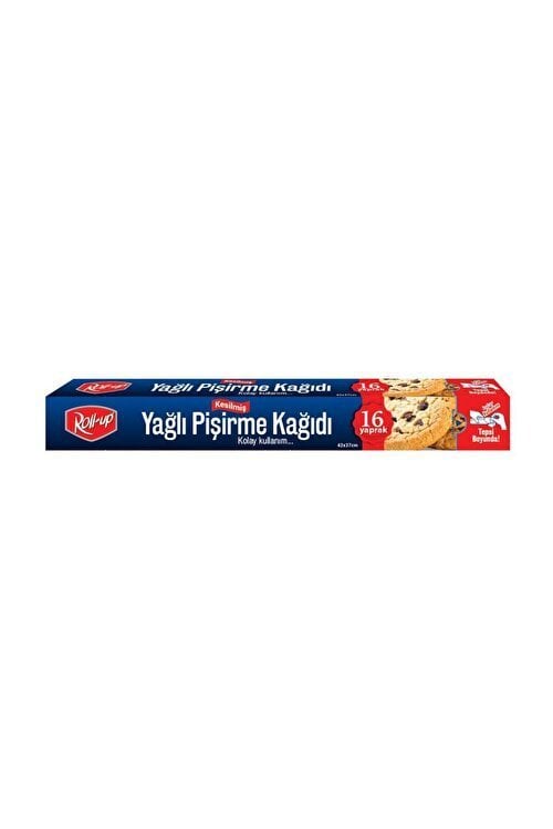 Roll-Up Kesilmiş Yağlı Pişirme Kağıdı 16 Yaprak