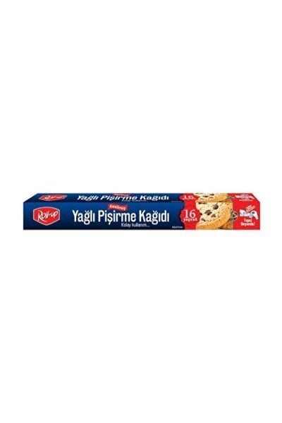 Roll-Up Kesilmiş Yağlı Pişirme Kağıdı 16 Yaprak
