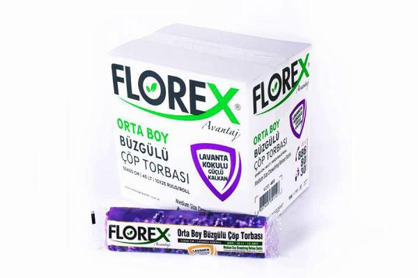 Lavanta Kokulu Büzgülü Büyük Boy Çöp Torbası