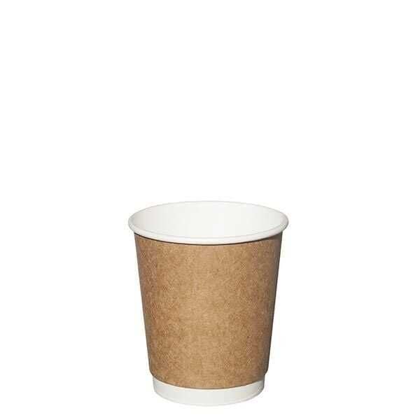 4 oz Kraft Double Wall Karton Bardak 1000 Adet