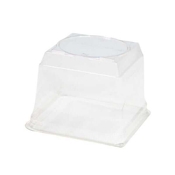 Kare Pasta Kabı Kapağı 12 cm 450 Adet