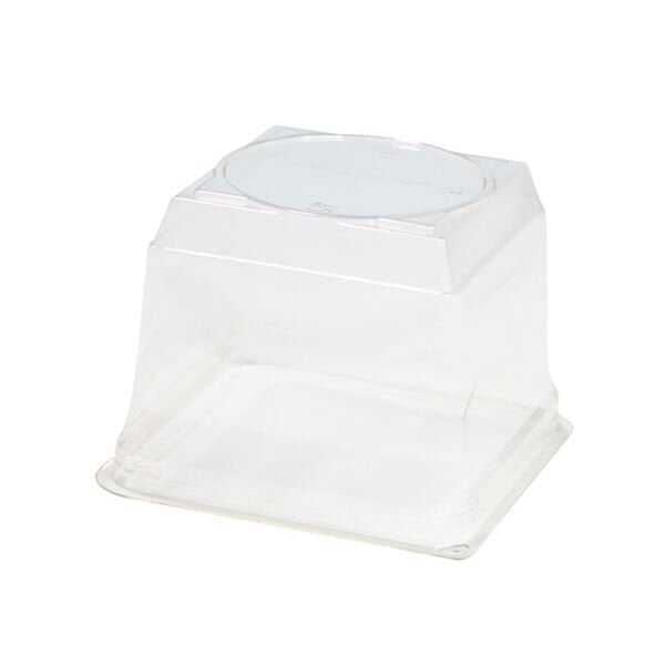 Kare Pasta Kabı Kapağı 12 cm 450 Adet