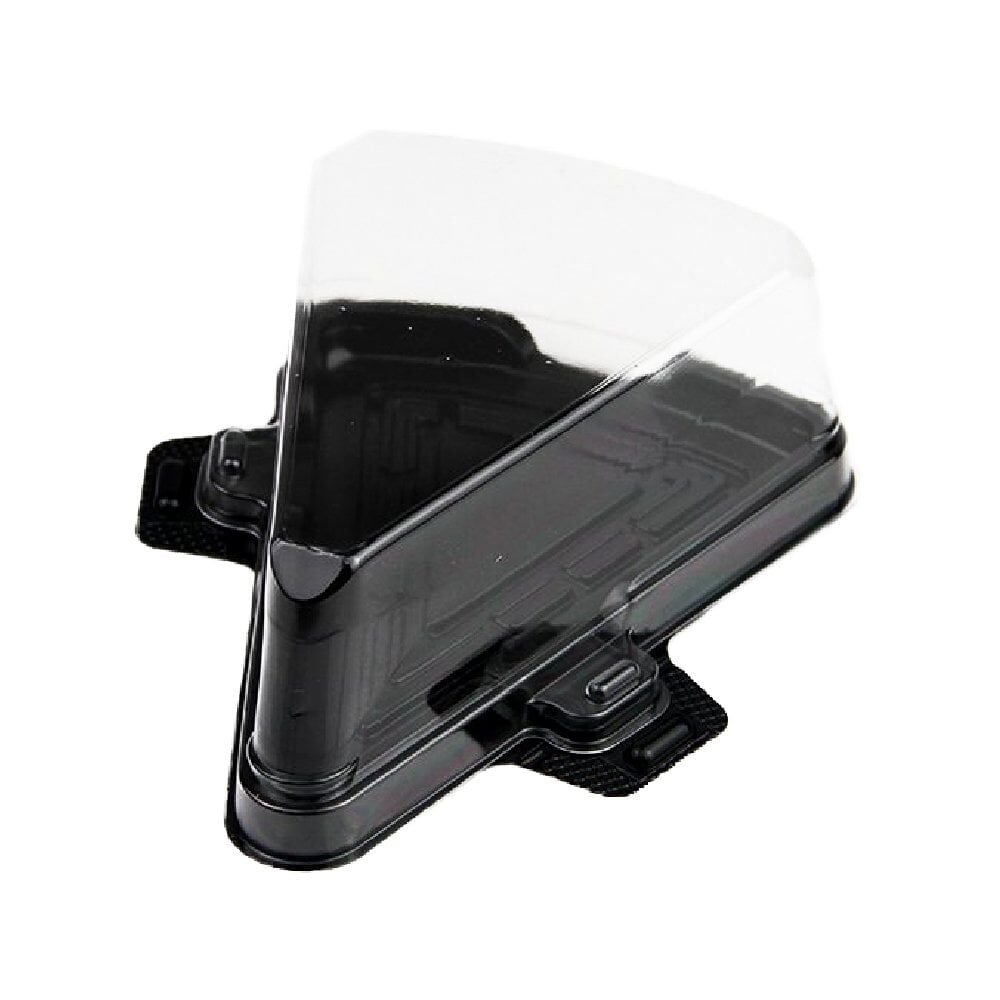 Özge Plastik Dilim Pasta Kabı Seti Siyah 200 Adet