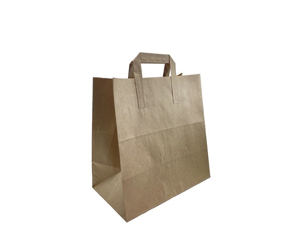 Dıştan Saplı Kraft Kağıt Çanta 28 x 28 x 16 cm